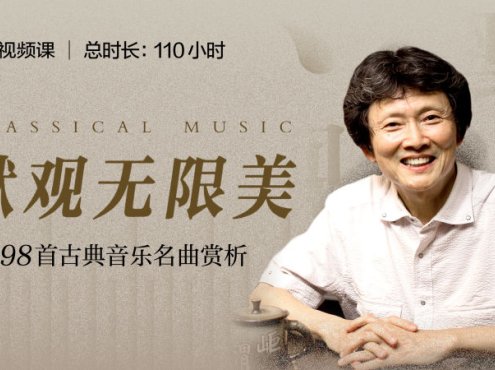刘岠渭线上视频课-默观无限美198首古典音乐赏析