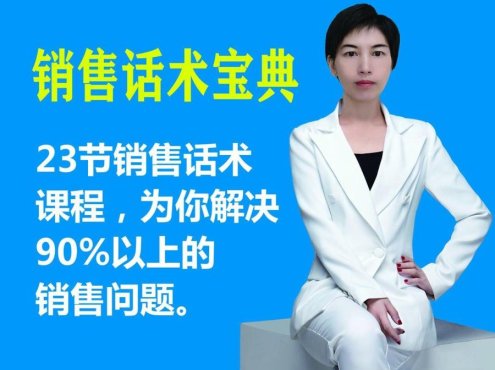 刘佳丽《销售话术培训课程》