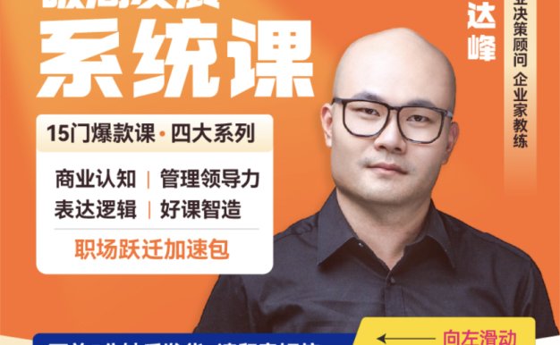 王达峰《破局发展系统课》视频课
